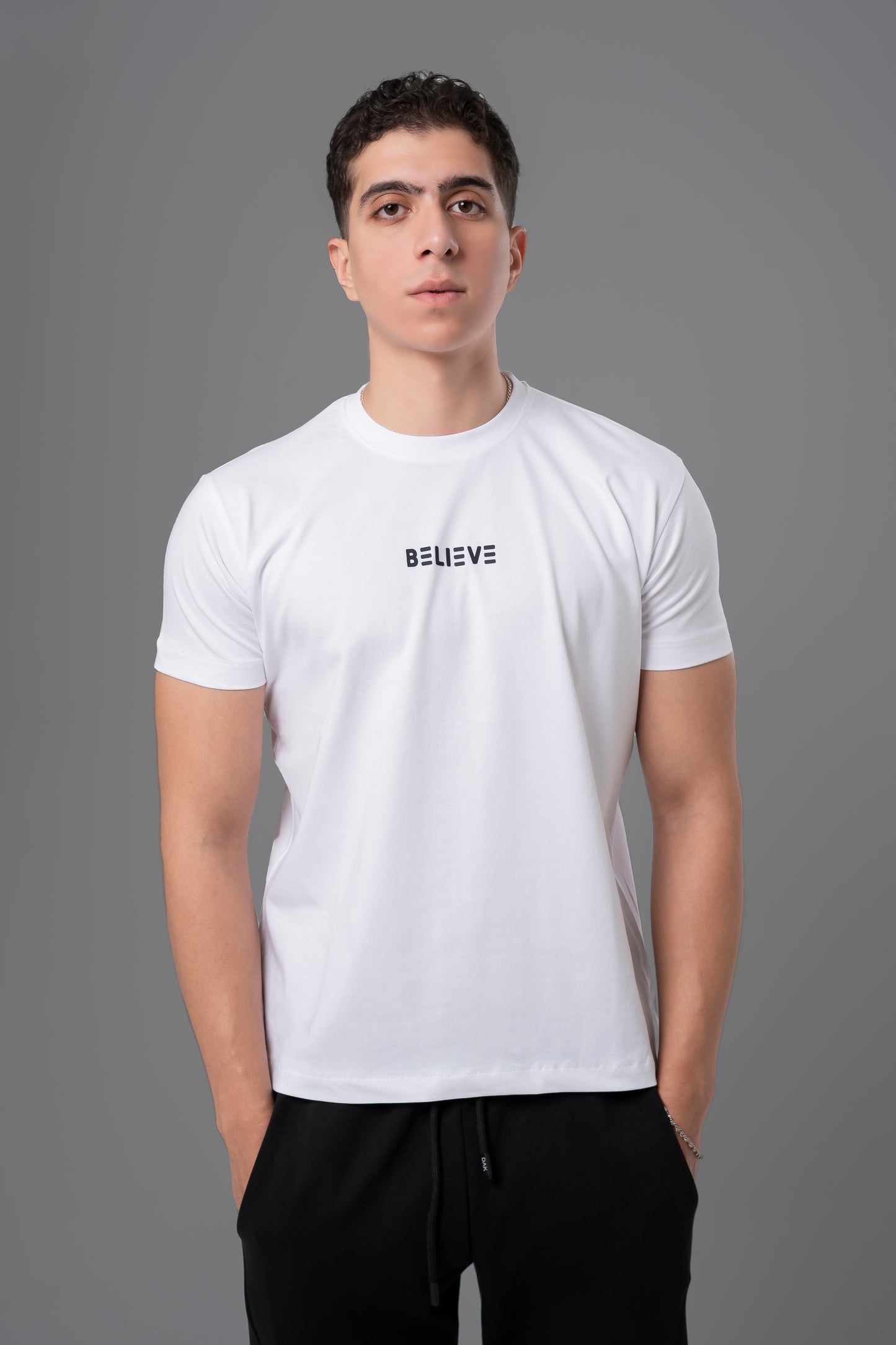 Slim-Fit T-Shirt Believe